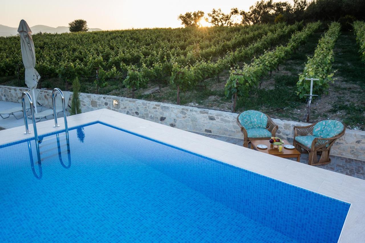 Villa Margarita'S Farm, Private Pool Malathiros ภายนอก รูปภาพ